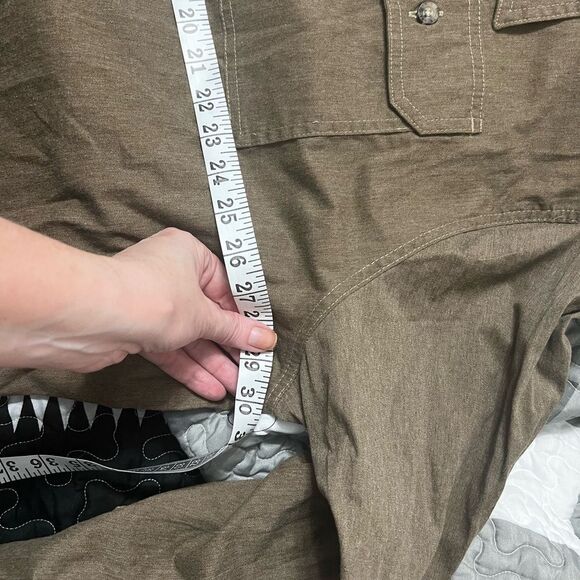 Wrangler 3xl men’s long sleeve button down shirt brown - Picture 9 of 10